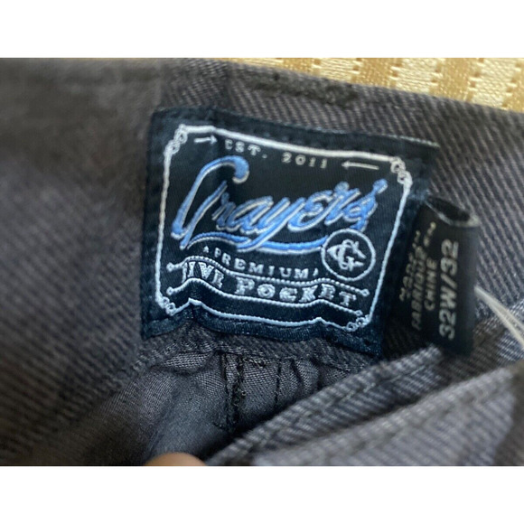 Grayers 5 pocket carnaby stretch double weave pants size 30W/32 - Picture 5 of 8